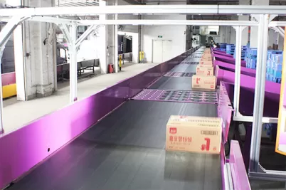 Односторонняя сортировка тяжелых картонных изделий